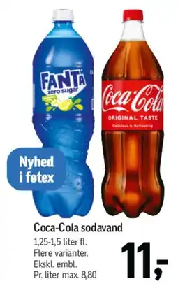 Føtex Coca‑Cola sodavand tilbud