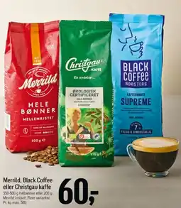 Føtex Merrild, Black Coffee eller Christgau kaffe tilbud