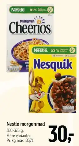 Føtex Nestlé morgenmad tilbud
