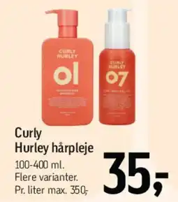 Føtex Curly Hurley hårpleje tilbud