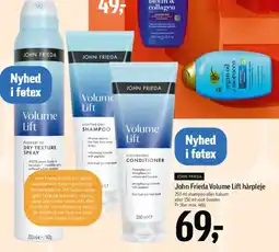 Føtex John Frieda Volume Lift hårpleje tilbud