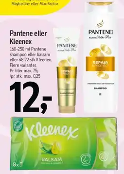 Føtex Pantene eller Kleenex tilbud
