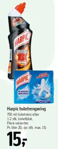 Føtex Harpic toiletrengøring tilbud