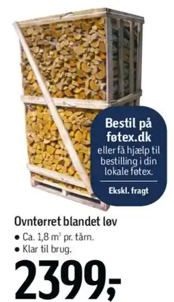 Føtex Ovntørret blandet løv tilbud