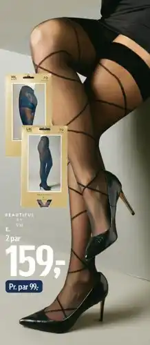 Føtex Strømpebukser / nylonstrømper (Beautiful by VRS) tilbud