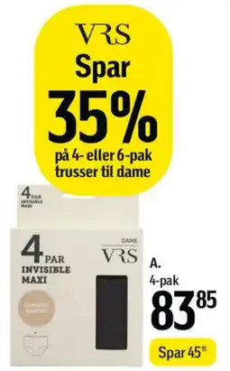 Føtex VRS trusser tilbud