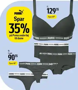 Føtex Puma undertøj til dame tilbud