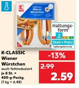 Kaufland DE K-CLASSIC Wiener würstchen tilbud