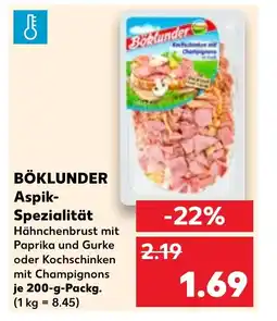Kaufland DE BÖKLUNDER Aspik- spezialität tilbud