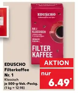 Kaufland DE EDUSCHO Filterkaffee nr. 1 tilbud
