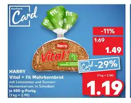 Kaufland DE HARRY Vital + fit mehrkornbrot tilbud