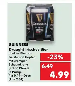Kaufland DE GUINNESS Draught irisches bier tilbud