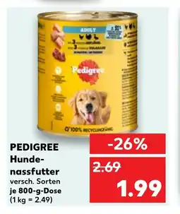 Kaufland DE PEDIGREE Hunde-nassfutter tilbud
