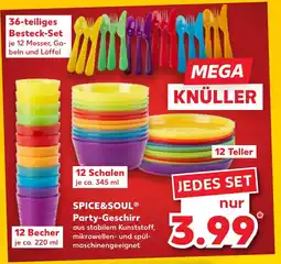 Kaufland DE SPICE&SOUL Party-geschirr tilbud