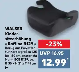 Kaufland DE WALSER Kinder- sitzerhöhung raffino R129 tilbud