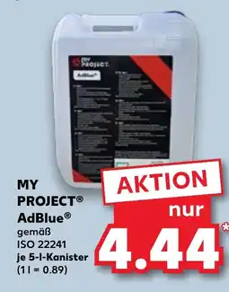 Kaufland DE MY PROJECT Adblue tilbud