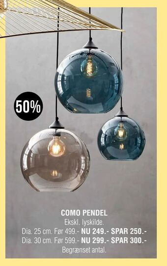 Ilva Como pendel tilbud