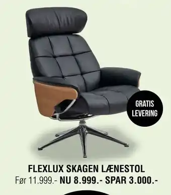 Ilva Flexlux skagen lænestol tilbud