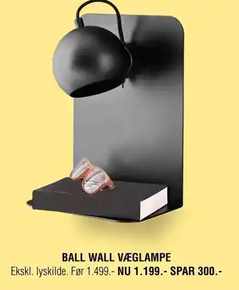 Ilva Ball wall væglampe tilbud