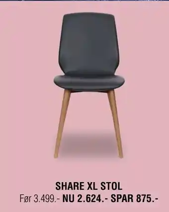 Ilva Share xl stol tilbud