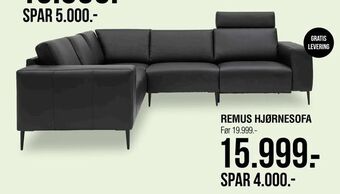 Ilva Remus hjørnesofa tilbud