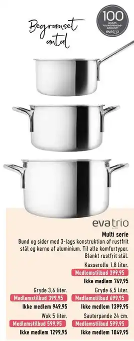 Multi serie, Medlemspris