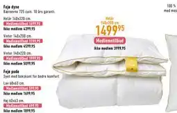 Imerco Fejø dyne, Medlemspris tilbud