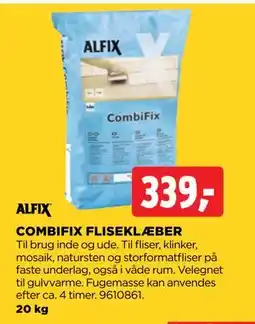jem & fix COMBIFIX FLISEKLÆBER tilbud