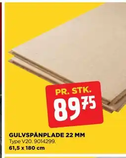 jem & fix GULVSPÅNPLADE 22 MM tilbud