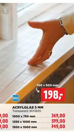 jem & fix ACRYLGLAS 5 MM tilbud