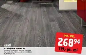 jem & fix LAMINATGULV MØRK EG tilbud