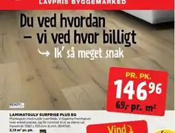 jem & fix LAMINATGULV SURPRISE PLUS EG tilbud