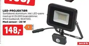 jem & fix LED-PROJEKTØR tilbud