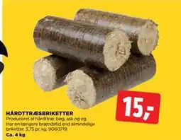jem & fix HÅRDTTRÆSBRIKETTER tilbud