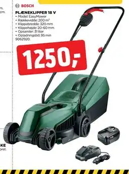 jem & fix PLÆNEKLIPPER 18 V tilbud