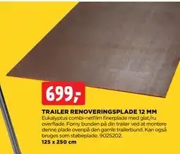 jem & fix TRAILER RENOVERINGSPLADE 12 MM tilbud