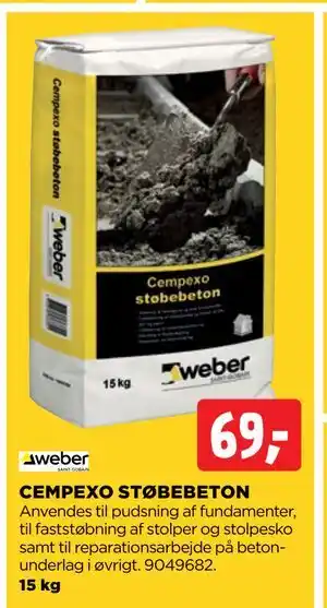 jem & fix CEMPEXO STØBEBETON tilbud