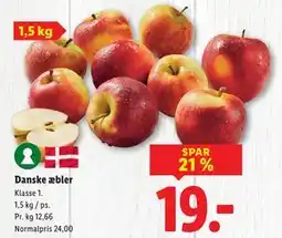 Lidl Danske æbler tilbud