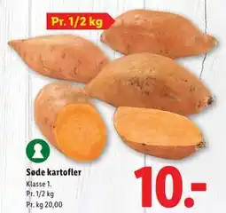 Lidl Søde kartofler tilbud