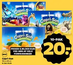 Netto Capri-Sun 10-pak tilbud