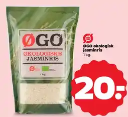 Netto ØGO økologiske jasminris tilbud