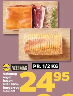 Netto Velsmag røget eller hamburgerryg tilbud