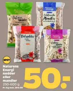 Netto Naturens Energi - nødder/mandler tilbud