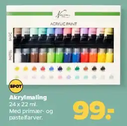 Netto Akrylmaling (sæt) tilbud