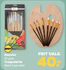 Netto Pensler og træpalette tilbud
