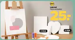 Netto Lærred / easel-sæt tilbud
