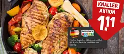 REWE DE Frisches deutsches Hähnchenbrustfilet tilbud