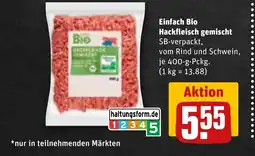 REWE DE Einfach Bio Hackfleisch gemischt tilbud