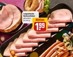 REWE DE Langewiesche Butterschinken tilbud