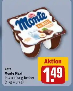 REWE DE Zott Monte Maxi tilbud